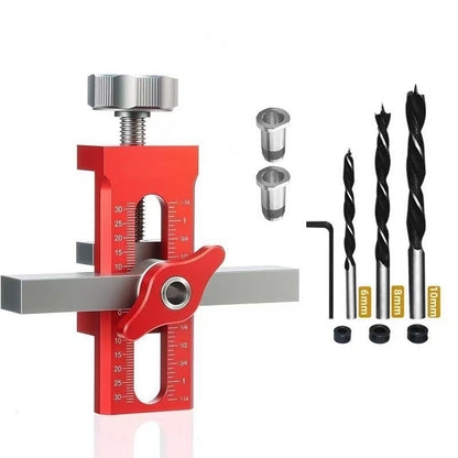 Cabinet door installation aid