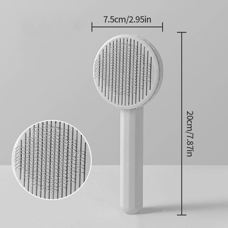 Animal Grooming Brushes - Self Cleaning Pet Hair Remover Brush for Dogs Cats Pets Dematting Comb