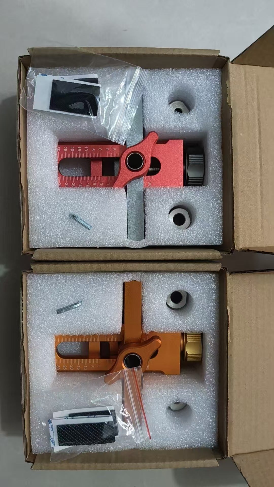 Cabinet door installation aid